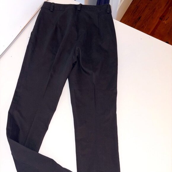 Women's Apiece Apart Black Chino Pants made in USA Size 2 Timeless Classic - Picture 1 of 16